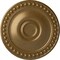 Ekena Millwork Foster Ceiling Medallion (Fits Canopies up to 5 5/8"), Hand-Painted Pale Gold, 19 1/8"OD x 1"P CM19FOPAS - alternate 1
